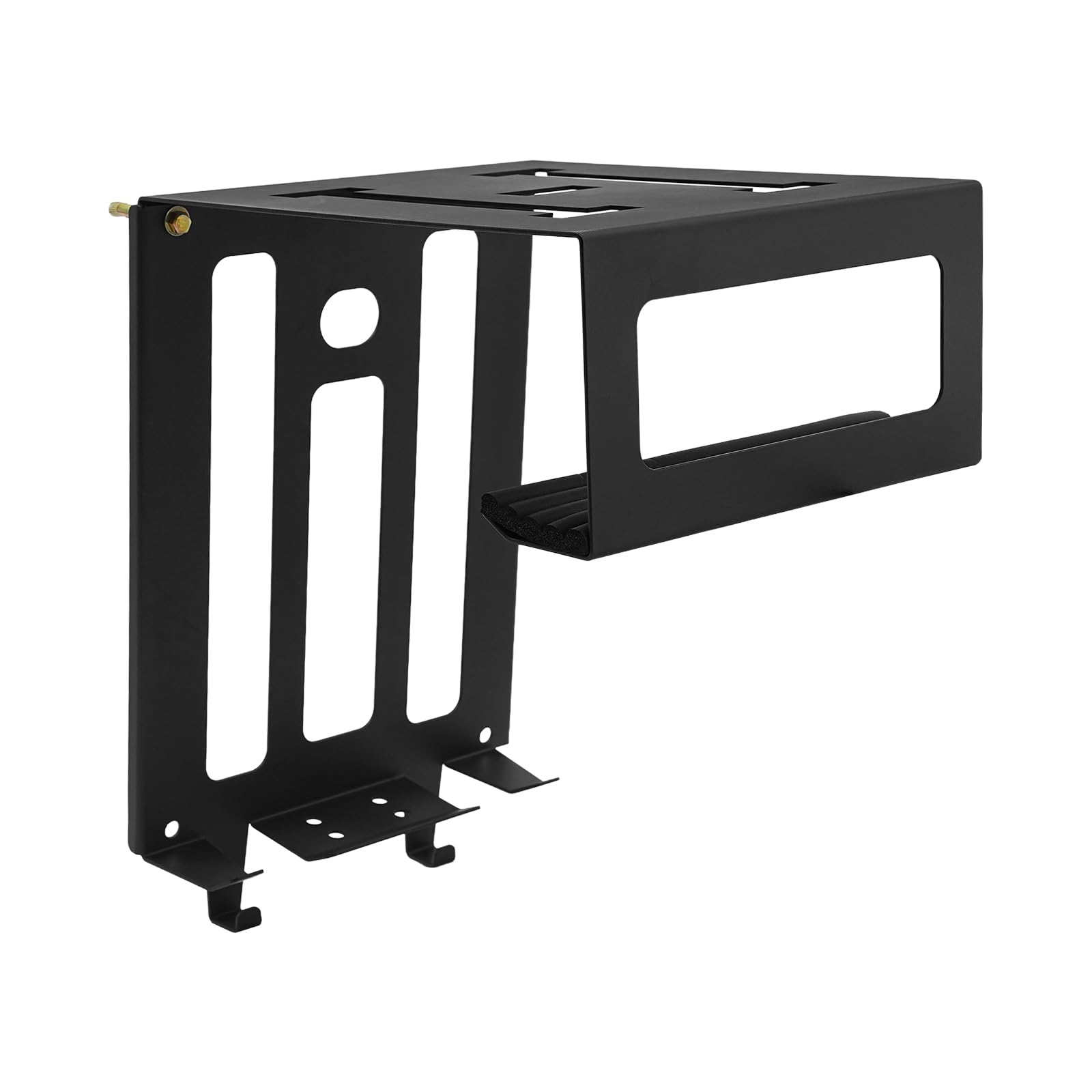 Soporte de pared para bicicleta de 25 kg, soporte de pared para garaje con almohadilla protectora, soporte de pared para bicicleta de carretera, también para cartuchos de casco y zapatos