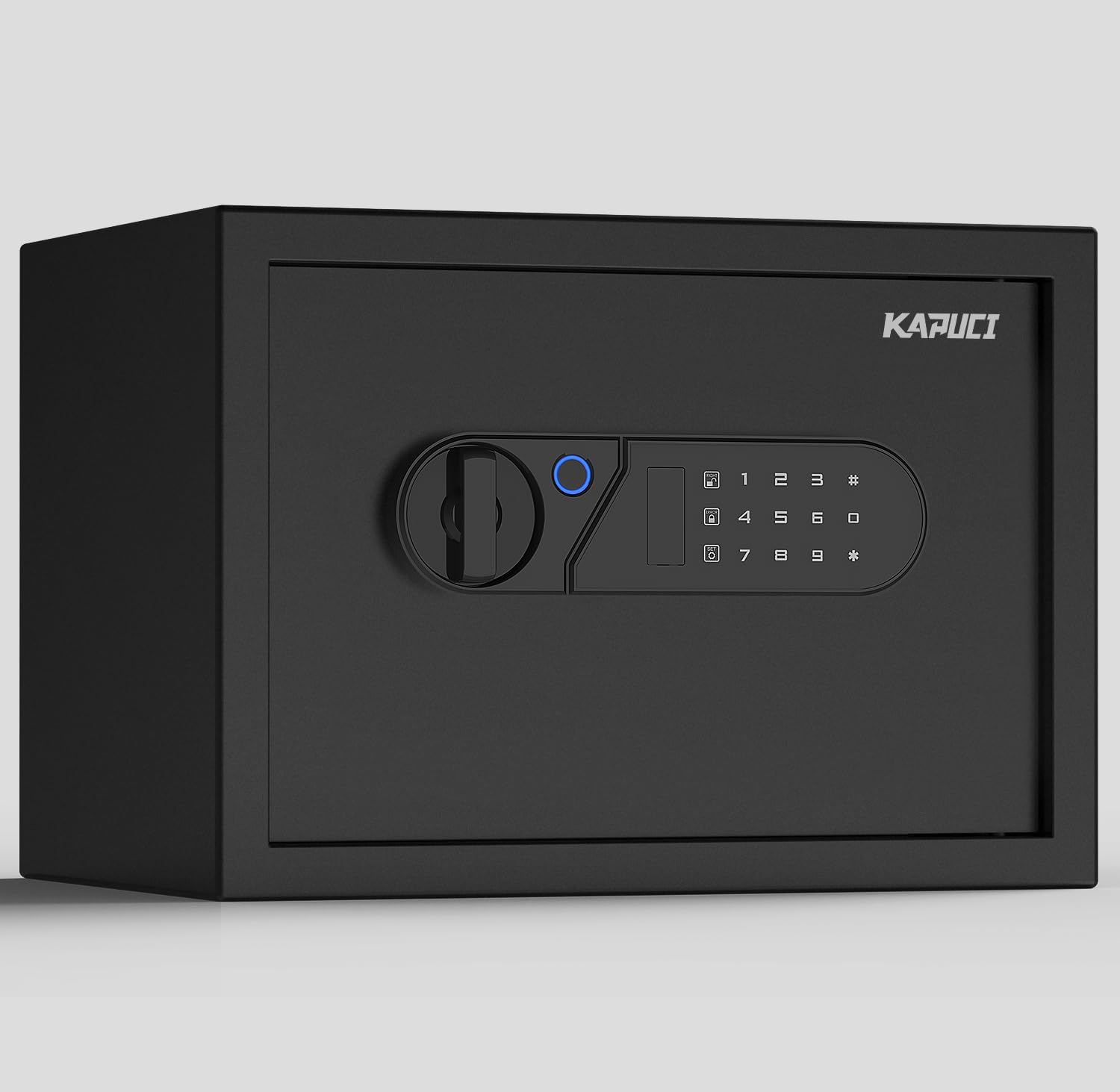 KAPUCI Biometric Fingerprint Touchscreen Small Home Security Safe (0.78 Cuft-Fingerprint)
