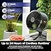 Shark FlexBreeze Fan - Indoor & outdoor oscillating fan, pedestal & tabletop, corded & cordless portable fan with outdoor InstaCool misting attachment - FA222