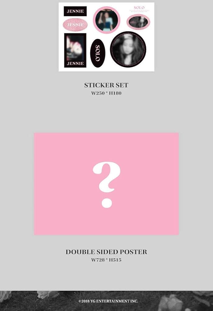 BLACKPINK ジェニ SOLO PHOTOBOOK 特典 BLACKPINK JENNIE SOLO PHOTOBOOK SPECIAL EDITION PhotoBook+