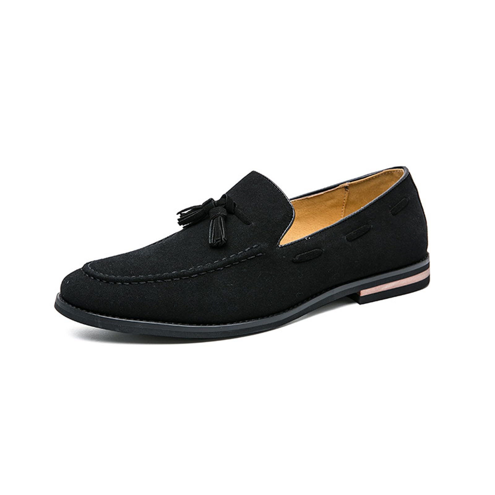 Hommes Daim Chaussures De Conduite Fait Mocassin Chaussons Loafers
