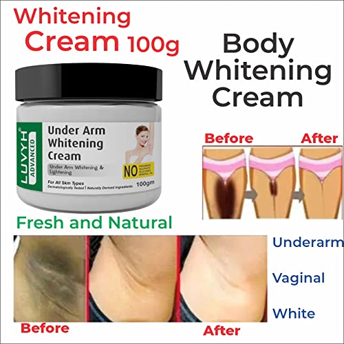 Image of Dark Underarm Whitening Cream 100g, for Moisturizing, Whitening, Brightening, Noirishing for All Skin Types