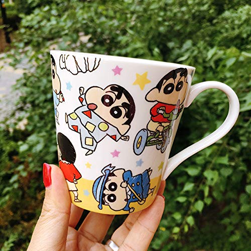 Tasse En Céramique YY Shin-chan – Mug Original Pour Café, Thé Ou Lait – Design Fun Et Coloré – Passe Au Lave-Vaisselle Et Micro-Ondes