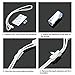 NATUCE 40PCS Organizador de Cables con Adhesivo, Abrazadera de Cables, Clips de...
