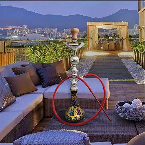 Anyi Eisenstück Einzel-Rohr-Huka-Verzierung Pot Shisha Big Smoke Bar KTV – Bild 5