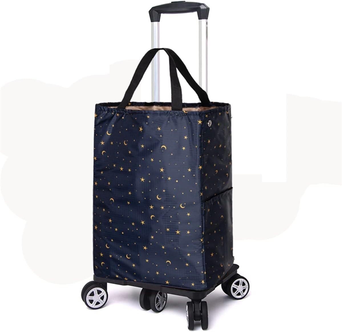 Grocery Shopping Cart with Insulated Bag - Lightweight 20kg Capacity for Effortless Transport, Perfect for Outdoor Use and Market Shopping(2)
