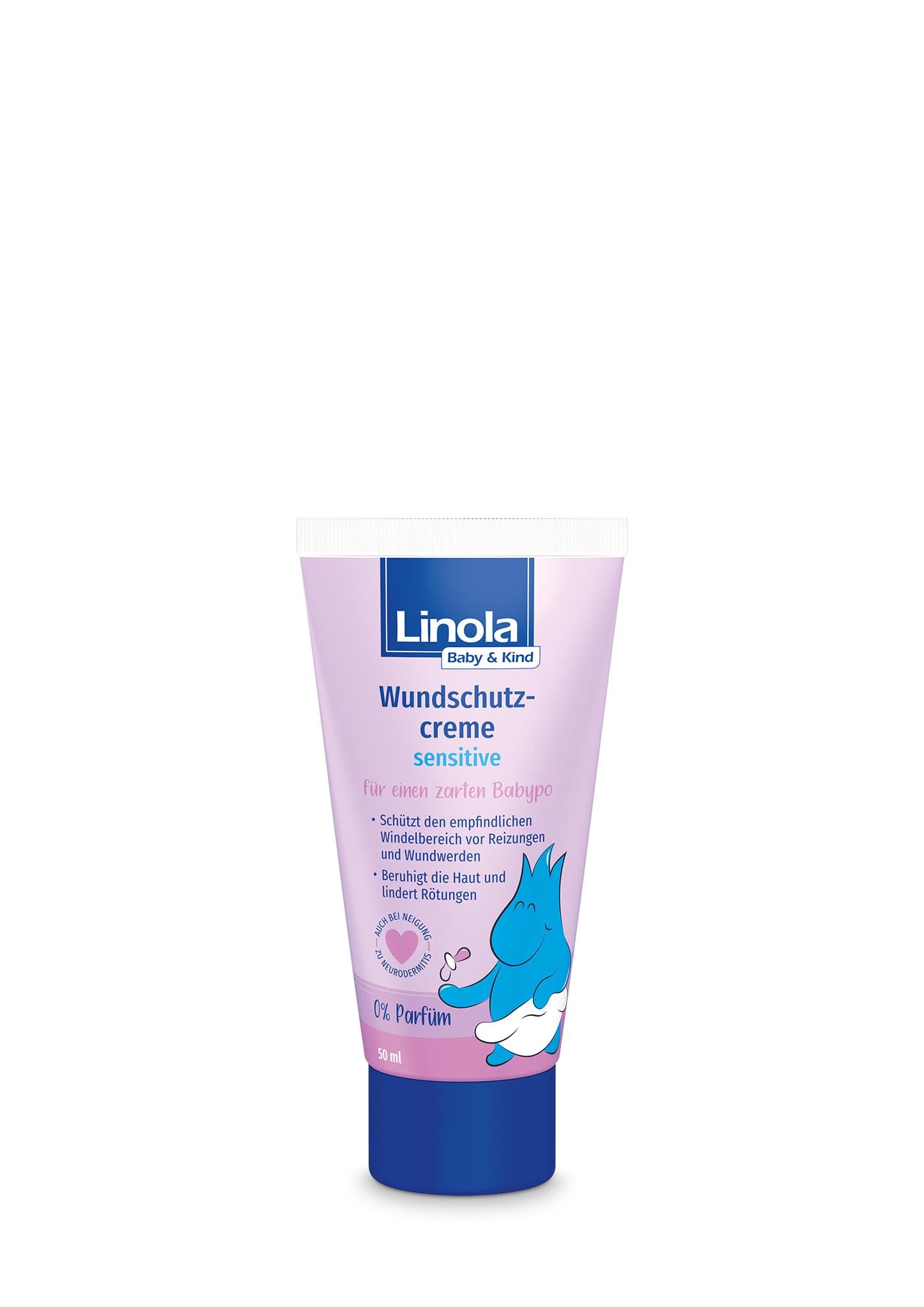 Linola Baby & Kind Wundschutz-Creme sensitiv – 50 ml (für den Windelbereich)