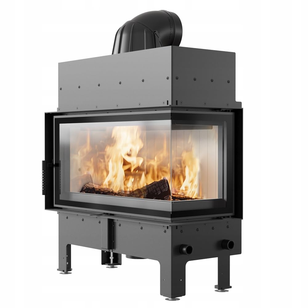 KRATKI Kamin aus Stahl 12 kw Floki L fi 200 Kamineinsatz BImSchV Stufe 2 EEK A