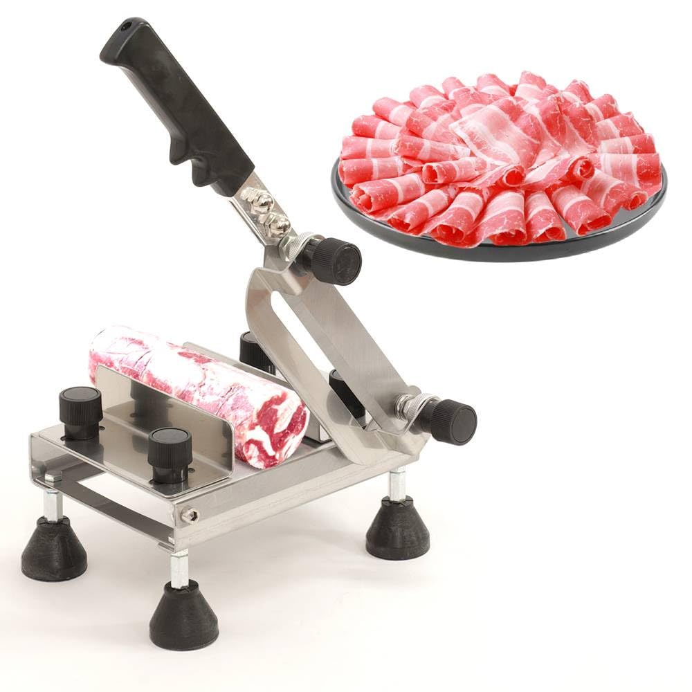 Amazon | seathestars 手動式 冷凍 冷蔵肉 ミートスライサー 生ハム
