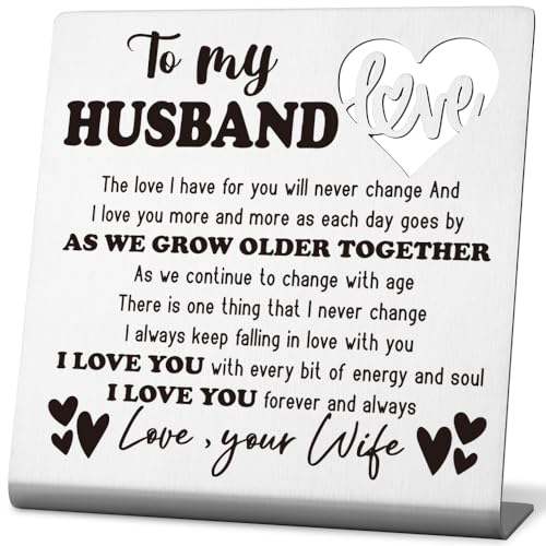 Husband Gifts from Wife,Couple Gifts for Husband, Men, Hubby, Wedding Gifts for Husband, Men,...