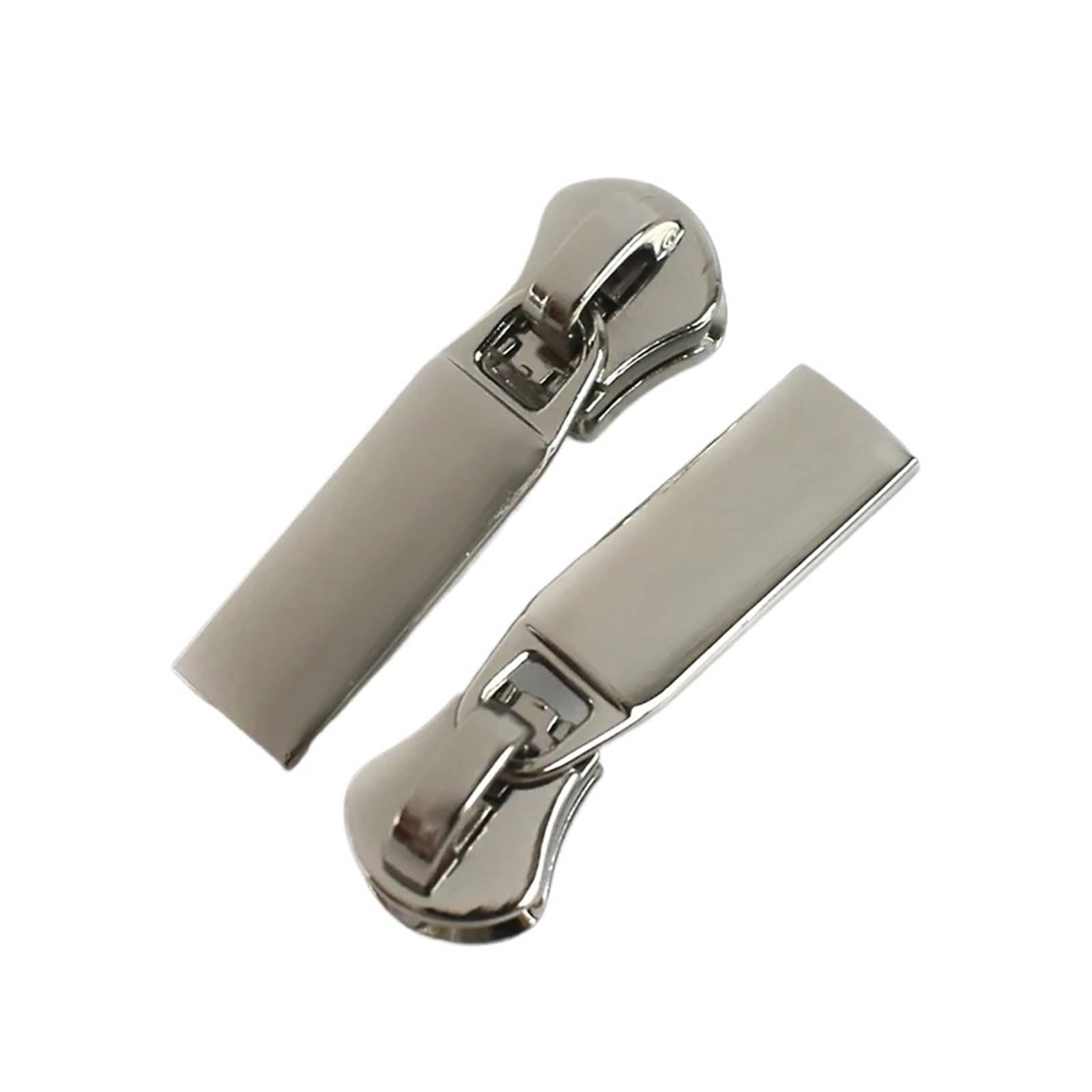 5 Pz # Cursori for Cerniere for In Metallo Borse Tasca Portafoglio Teste Chiusura A Zip Kit Di Riparazione Cucito Fai Da Te Accessorio Ricambio(ZT148-Silver)
