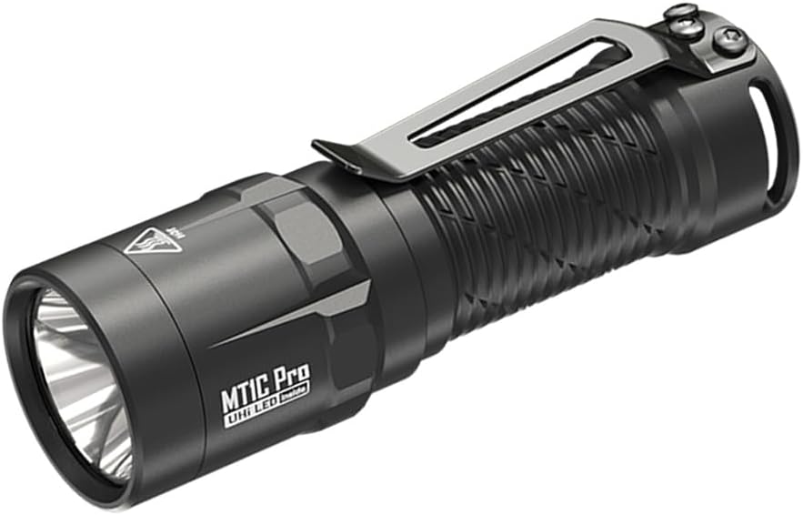 Nitecore MT1C Pro 1000 Lumen Rechargeable EDC Flashlight, Black, MT1CPRO