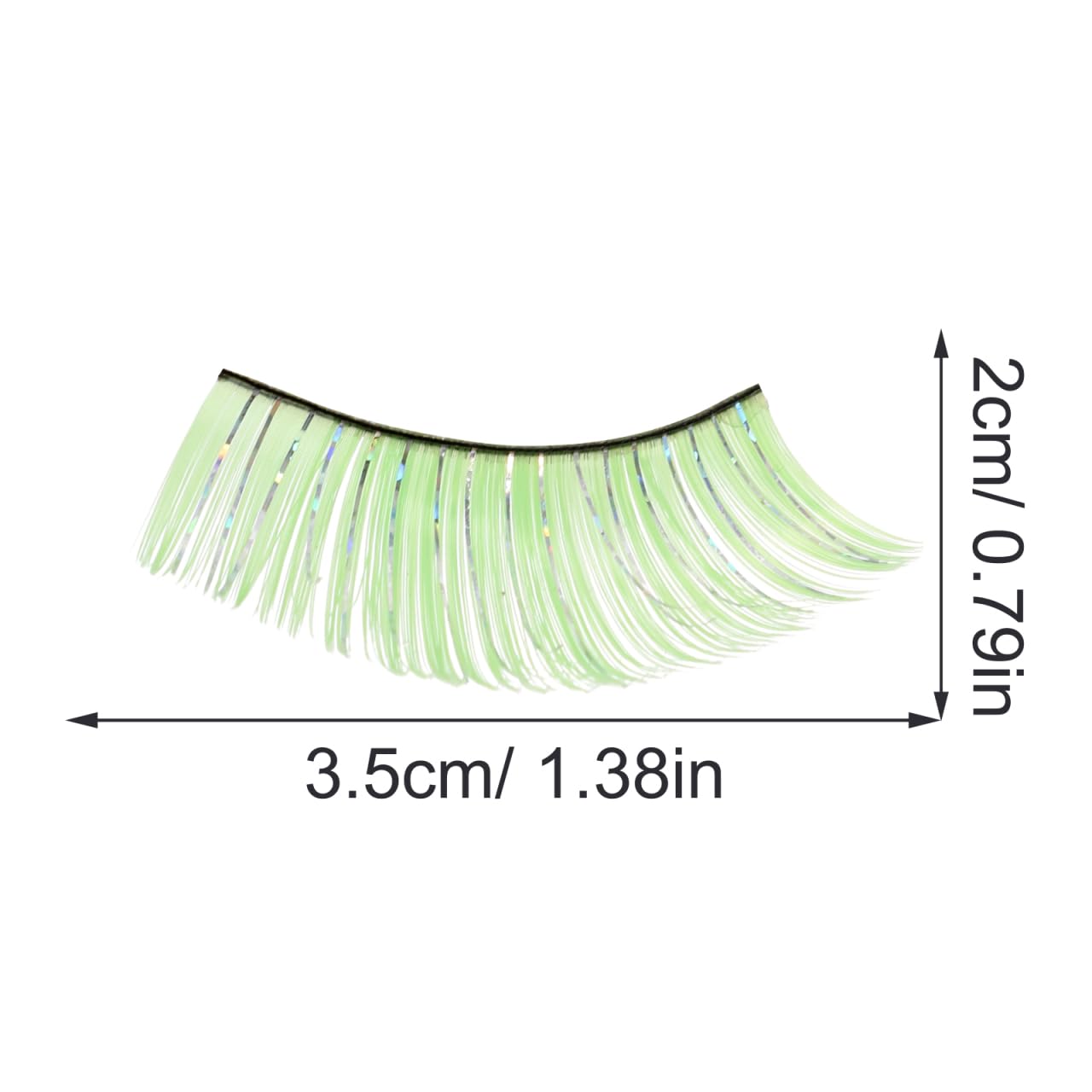 minkissy 10 works Artificial Long Eyelashes for Halloween Women Exaggerated False Lashes for Party Stage Makeup Eye-Catching Design - Image 2
