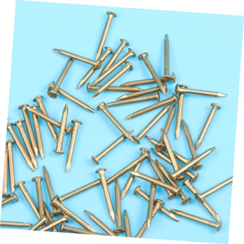 CHILDWEET 600 Pcs Clavos de Latón para Tapicería y Proyectos Decorativos miniatura 4