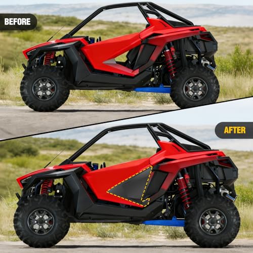 Image of Nilight ATV&UTV Lower Door Closeoff Inserts Panels for Polaris RZR PRO XP /Pro R /Turbo R 2020-2024 Replace #2883765 (2 Door,Front Left & Right)