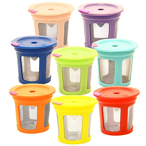 8 Reusable Keurig Single K Cup 2.0 - Solo Filter Pod Coffee, 8