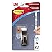 Produktbild Command WMR01-BN Metallhaken wasserfest S (500g, eckig) 1 Haken + 2 Strips, chrom