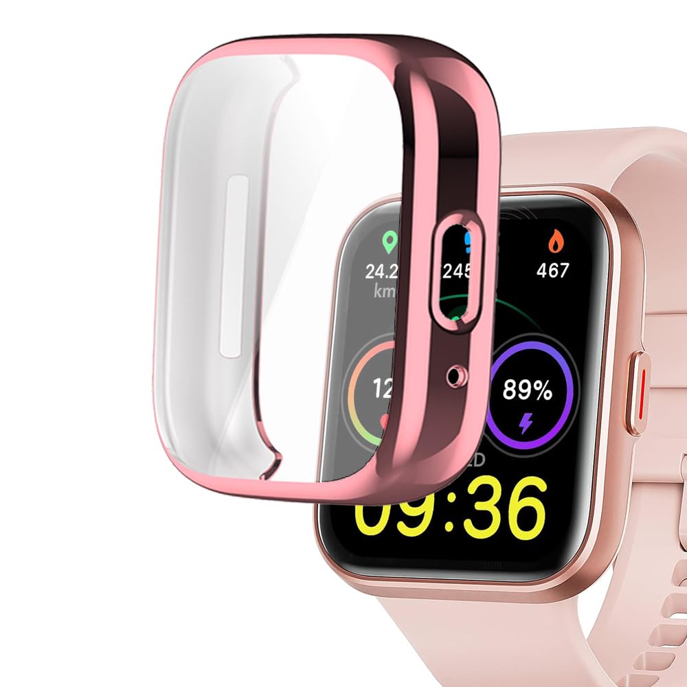 smaate Watch Cases compatible with ID208 PLUS 1 8 ENOMIR Fitpolo Quican Tensky Veryfit Smart Watch TPU Case