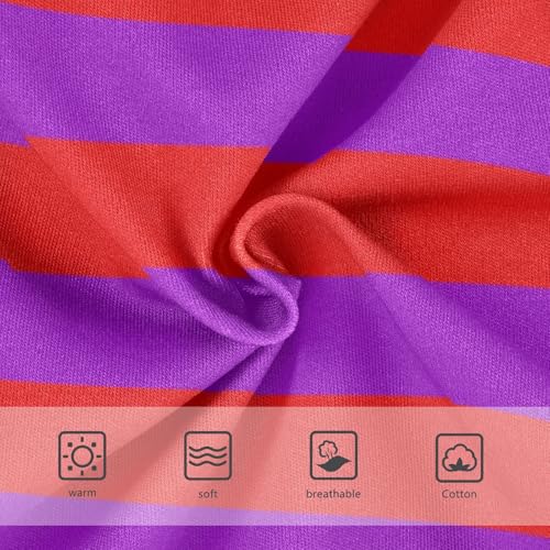 Red Purple Stripe Toddler Girls's Underwear 2T3