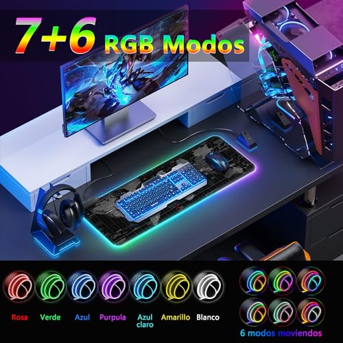 Listado y reviews de Alfombrilla RGB ratón - cinco favoritos. 6 Imagen adicional