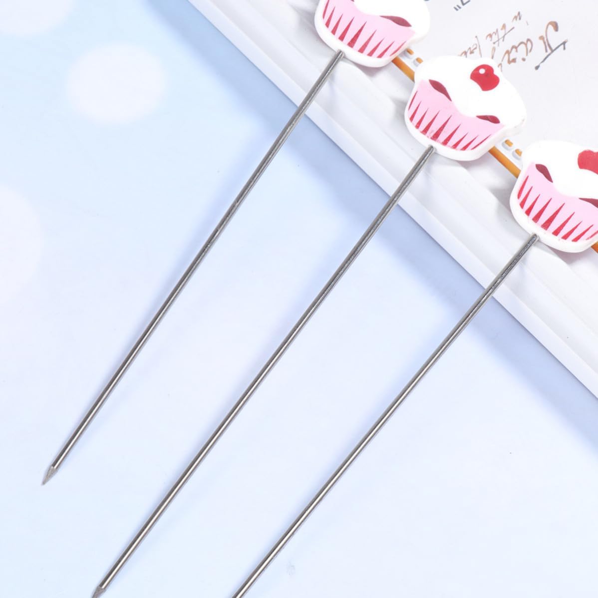 3pcs Cake Test Needle ABS Baking Tool Stainless Steel for Cakes