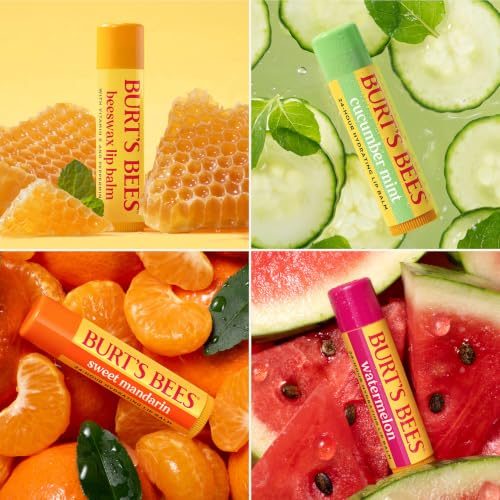 Burt's Bees Lip Balm Set, Freshly Picked, 0.15 oz., 4 Tubes - image 3