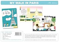My walk in Paris: colouring, cut-outs and stickers 2840067447 Book Cover