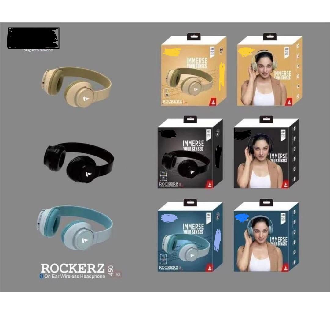 Rockz wireless 450 blutooth headphone with mic (B0BC9494SM) Amazon Price History, Amazon Price Tracker