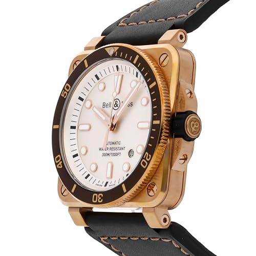 Bell & Ross BR-03 Automatic Silver Dial Watch BR0392-D-WH-BR/SCA (Pre-Owned)2