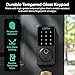 Wyze Auto-Lock Bolt v2, Fingerprint Keyless Entry Smart Lock, AI Learning Scanner with Wi-Fi Front Door Lock Deadbolt, Auto-Lock, 8 Months Battery, BHMA2, IP53, Anti-Peep Keypad, Backup Keys