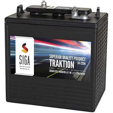 Antriebsbatterie 6V 225Ah Traktion Batterie Stapler Hubwagen Hebebühne Kehrmaschinen Solar 185Ah Cover