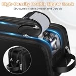 Toiletry Bag for Men, Water-Resistant Mens Toiletry Travel Bag & Tactical Shower Bag, Toiletries Travel Bag Storage for Grooming Accessories, Toiletry Bags for Travel Gym Dorm, Black, Medium, Fashion