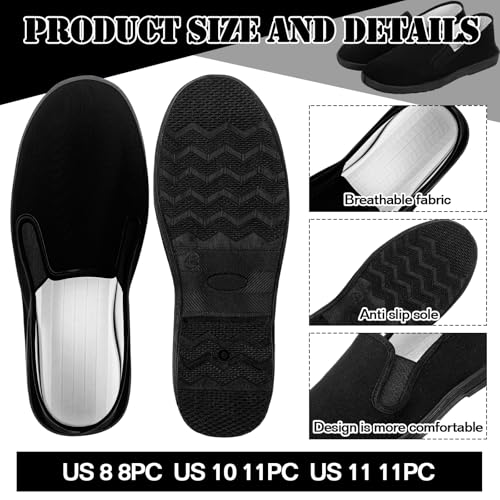 30 Pairs Homeless Supplies Bulk Tennis Shoes for Homeless Men Women Winter Black House Shoes for Guests Bulk Charitable Supplies Sizes S, M, L2