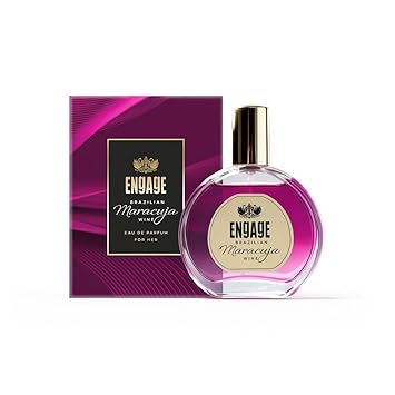 Engage Brazilian Maracuja Wine Eau De Parfum for Women 50ml, Long Lasting Perfume for Woman, Musk & Vanilla Fragrance Scents, Luxury Perfume for Woman, Premium Parfum Gifts for Women