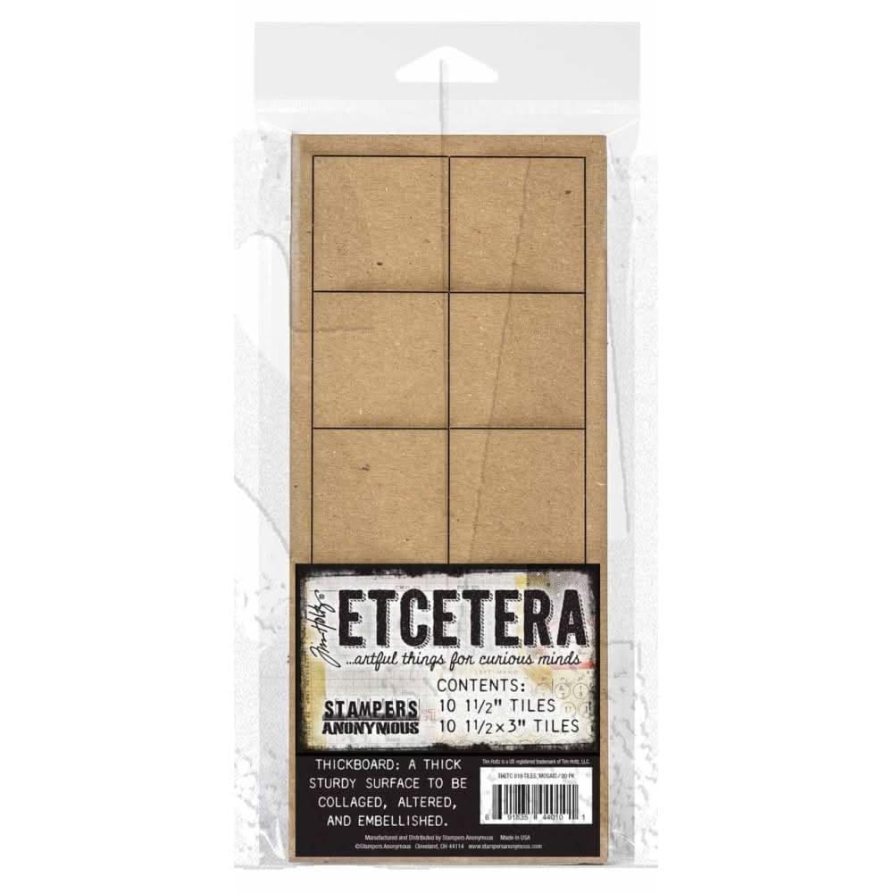 Stampers Anonymous Tim Holtz Etcetera Tiles-Mosaic