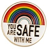 Regenbogen Broschen LGBT Pride Pins Set,Mit Ally Gay Motiven,Anstecker Ideal Für Ärzte,Krankenschwestern,Sicherheitspersonal LGBTQ+ Community,Perfekt Für Jacken,Rucksäcke Abzeichen Sammlung