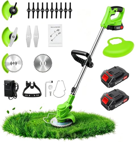 3-in-1 Cordless Weed Wacker: 21V Battery Powered Weed Eater