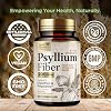 Psyllium Husk Capsules - Psyllium Husk Powder 2000 mg Per Serving - Extra Strength Fiber Supplement for Daily Digestion & Regularity Support - Natural Psyllium Fiber Caps - Bottled USA - 120 Capsules