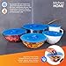 Kitchen + Home Silicone Suction Lids and Food Covers - Set of 5 - Fits various sizes of cups, bowls, pans, or containers!