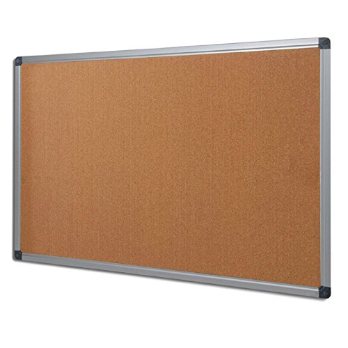 Tableau en liège Office Marshal® série PRO | qualité premium - cadre en aluminium | tailles diverses - 60x90cm