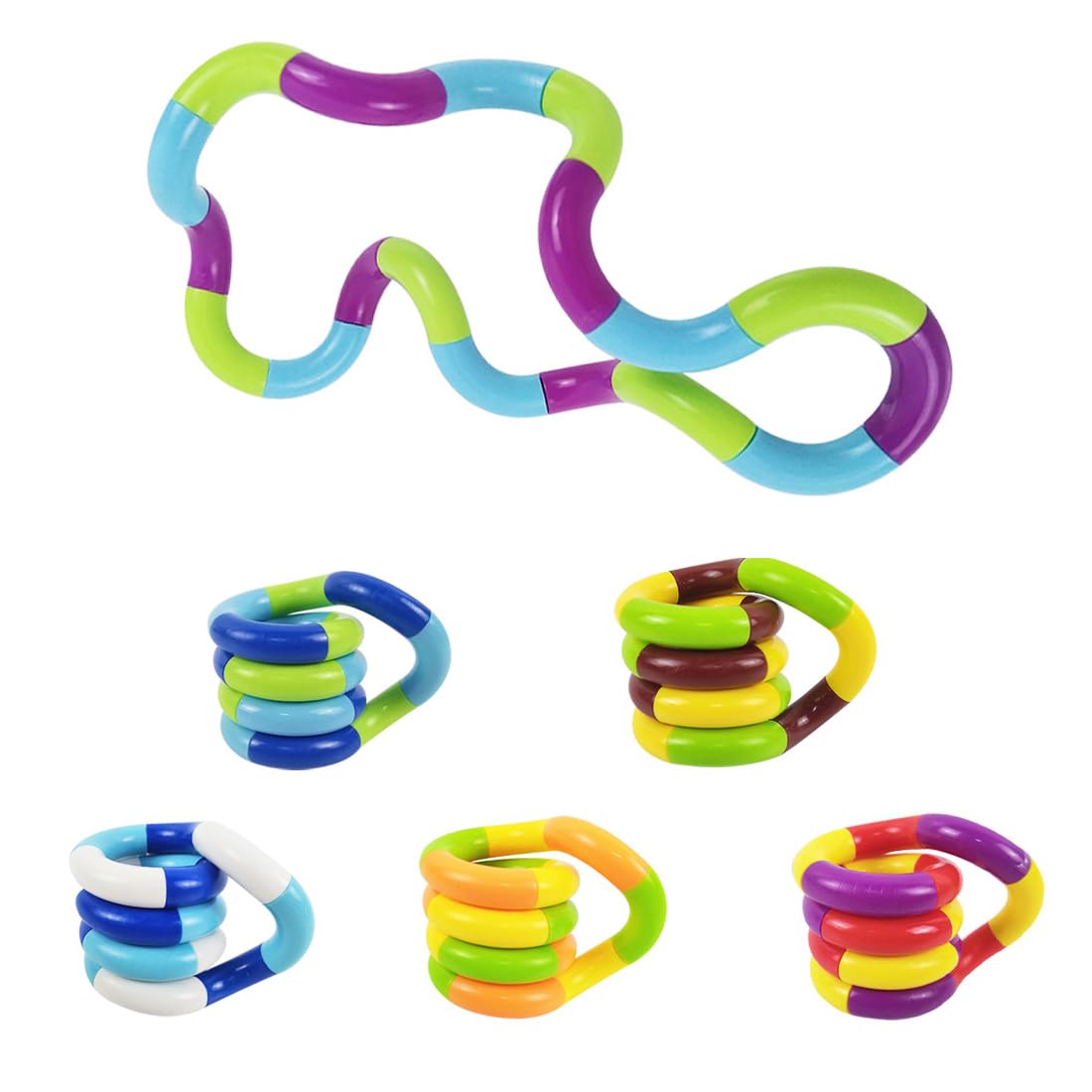 Jouet de décompression - Tangle - Main Fidget Toy - Blanc - Pour enfants - 3 ans et plus - Jeux - Jouets Jouet de décompression - Tangle - Main Fidget Toy - Blanc - Pour enfants - 3 ans et plus - Jeux - Jouets