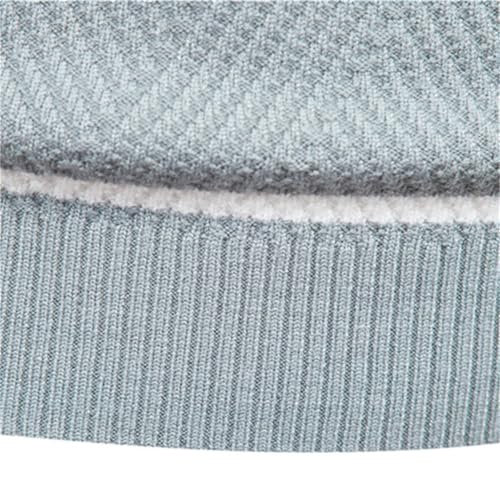 Autumn Pullover Men'S Sweater O-Neck Patchwork Long-Sleeved Warm and Soft Slim Casual Sweater4