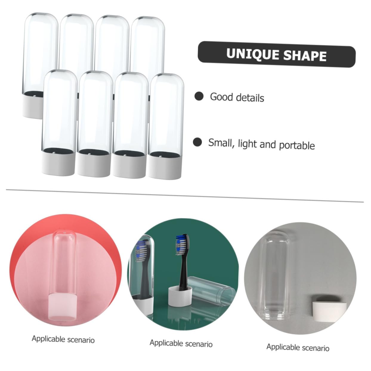 Healeved Pezzi Copertura Spazzolino Spazzolino Da Denti Teste Spazzolino Elettrico Accessori Per Spazzolini Spazzolini Elettrici Cappellini Spazzolino Elettrico Copre Di Plastica