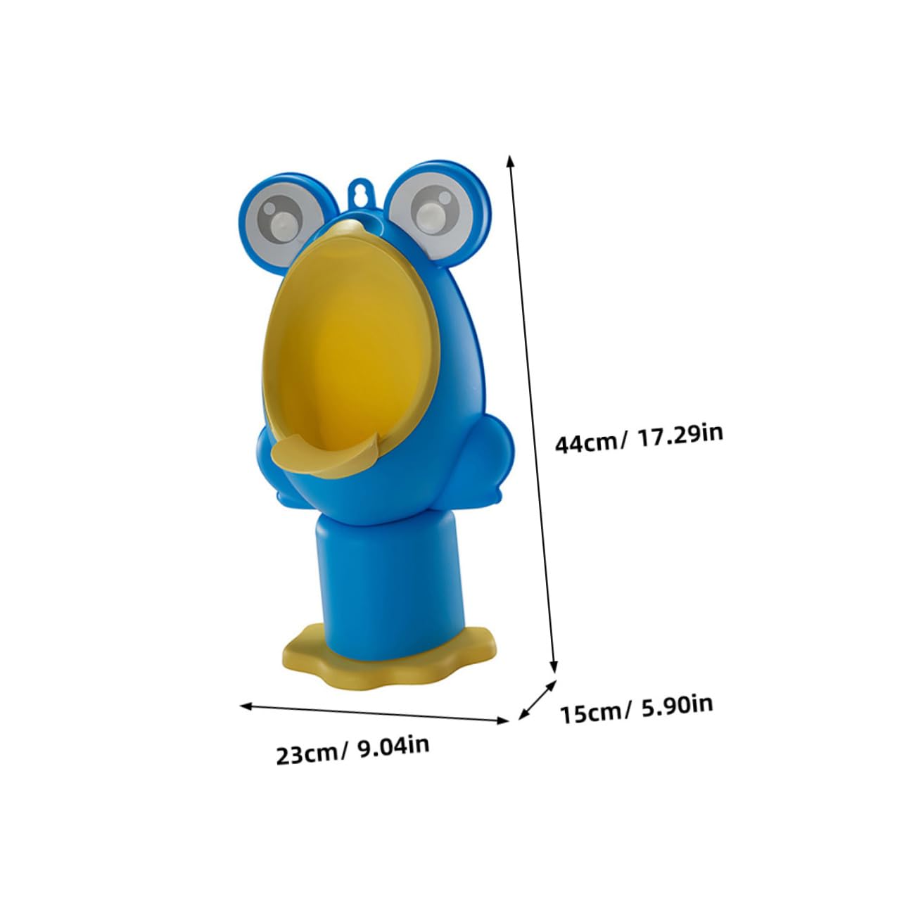 FRCOLOR Kids Standing Urinal Cartoon Potty Training Urinal for Boys Pee Training Tool for Boys Easy to Clean Rotating Water Wheel Space-Saving Health Monitor