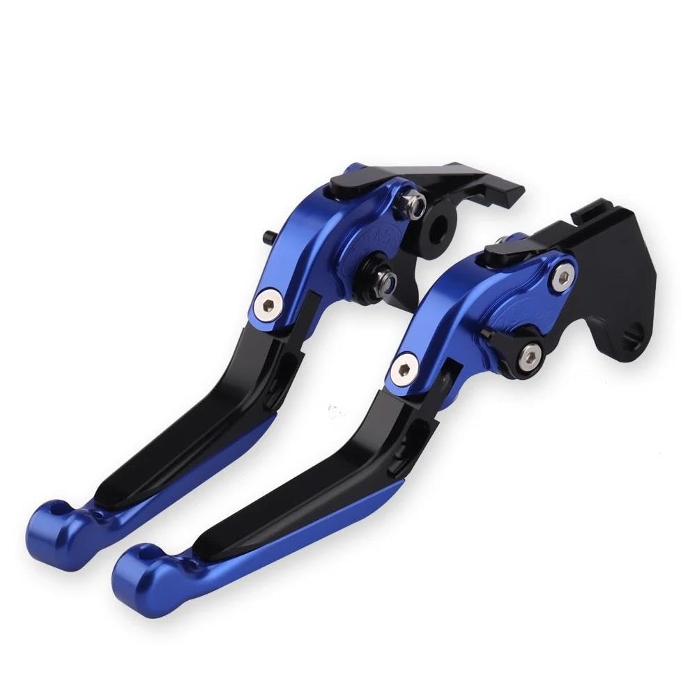 EWRsghRT Folding Brake Clutch Levers for Kawasaki Ninja 650R/ER-6F/ER-6N 2006 2007 2008 Motorcycle Adjustable Handle(Blue)