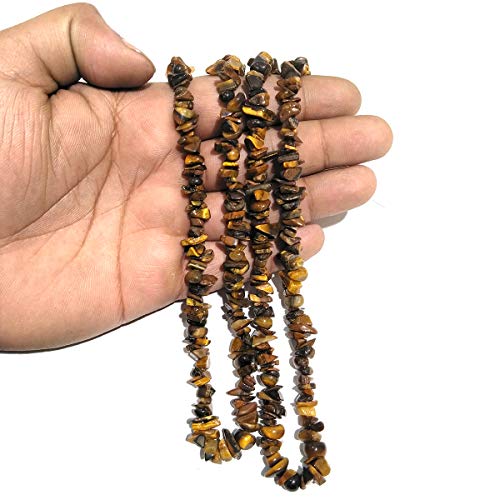 Image of Reiki Crystal Products Certified Natural Crystal Stone Chip Mala Necklace Collection for Men & Women, Reiki Energized Gemstone Jewellery for Meditation, Yoga, Spiritual Styling & Everyday Wear, Multiple Stone Variants