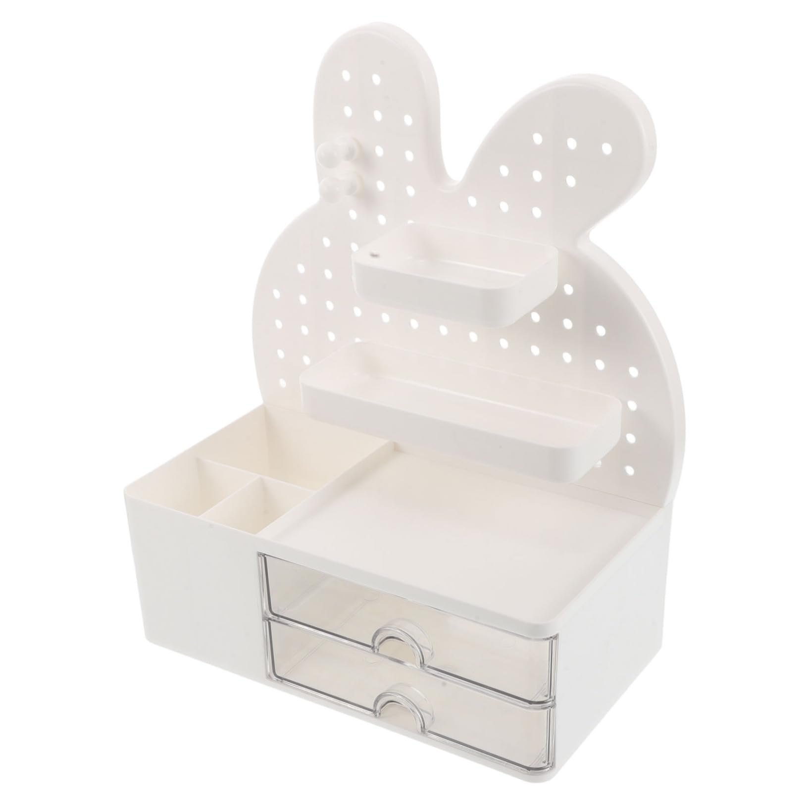 TOPBATHY Scatola Portaoggetti Per Cancelleria Con Pannello in Plastica Organizer Per Cassetti Da Scrivania Portaoggetti Con Cassetto Per Ufficio Accessori Da Scrivania Per Forniture Per