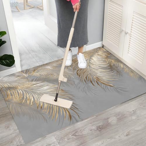 Paillasson de qualité pour sublimer l'entrée de votre maison moderne en gris - 7
