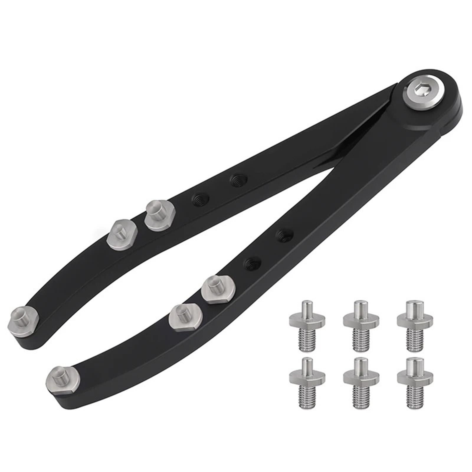AWEUDNHI Flywheel Puller Adjustable Pin Spanner Wrench Bike 3mm 4mm 5mm Tool Motorcycle Fork Cap Removal Clutch Hub Basket Holder