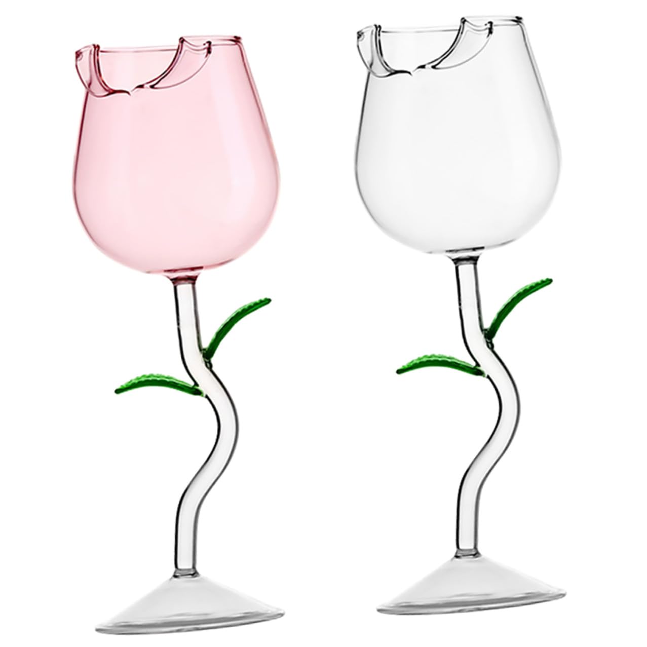 Verres à vin cocktail transparents résistants lot de 2 verres de fête